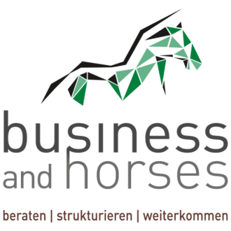 business and horses Logo